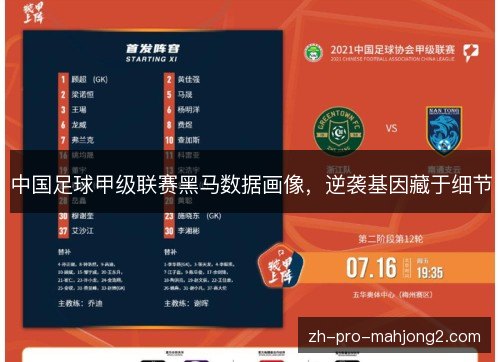 中国足球甲级联赛黑马数据画像,逆袭基因藏于细节 中国足球甲级联赛黑马数据画像,逆袭基因藏于细节